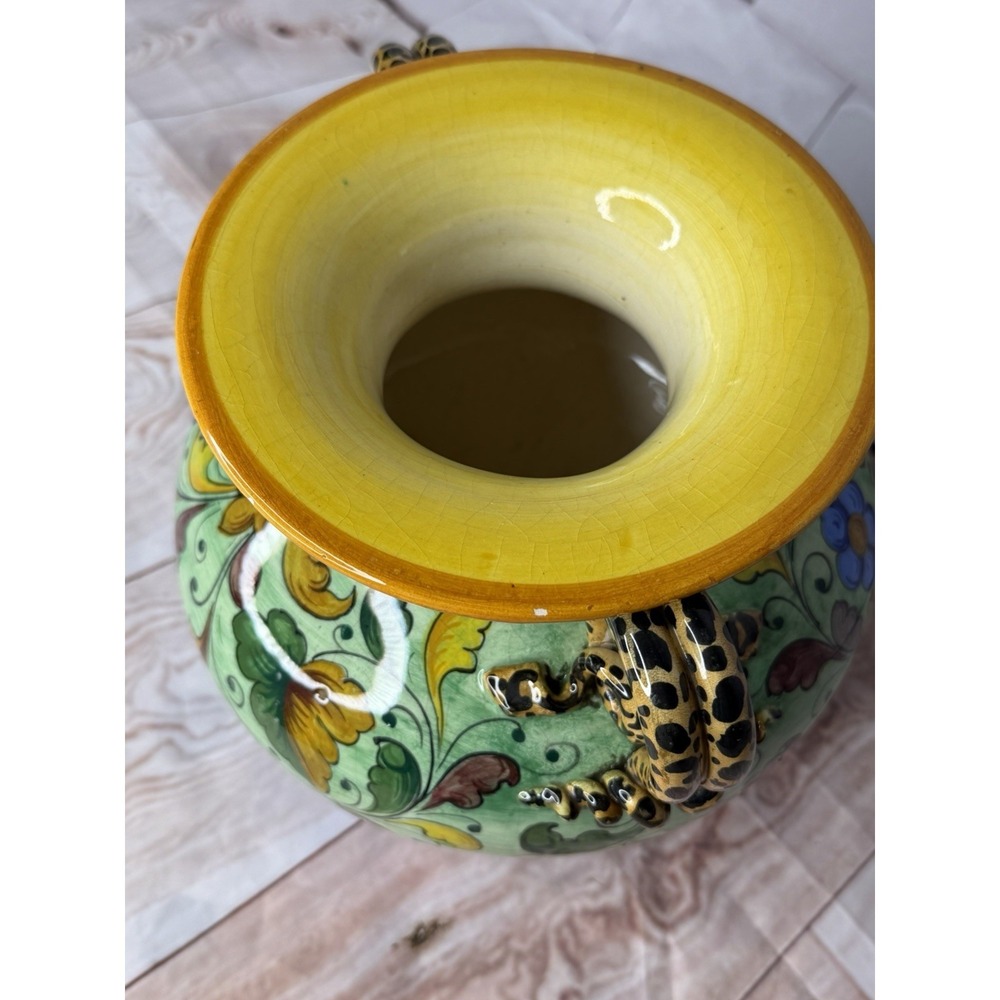 Vintage‎ Italian Majolica Jardiniere / Centerpiece Bowl - Picture 6 of 12